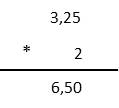 multiplicación de un número decimal por un entero parte 3